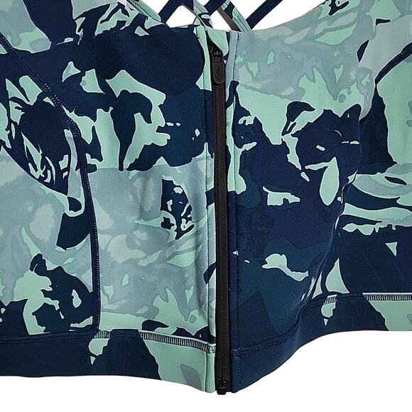 Torrid Happy Camper Low Impact Wireless Zip Front Active Bra, NWT, 4X - Picture 3 of 7